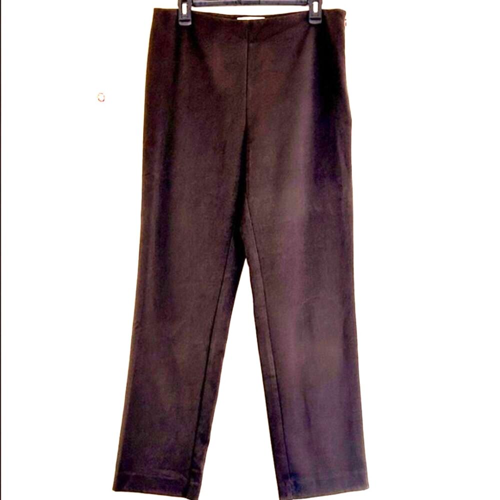 TALBOTS Heritage Classic Fit Pants Size 10 High Rise Brown Pull-On Pants
